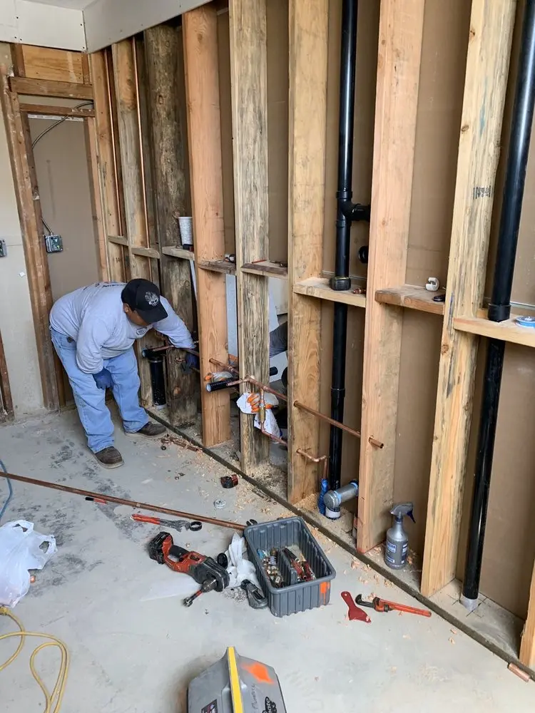 Commercial rough-in plumbing for Trenchless Sewer Repair in Vicksburg